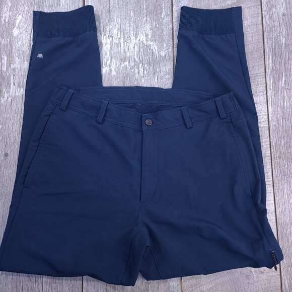 Mack Weldon Pants Mens Medium Blue Radius Flex Joggers Performance Stretch - Picture 4 of 8